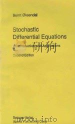 STOCHASTIC DIFFERENTIAL EQUATIONS AN INTRODUCTION WITH APPLICATIONS SECOND EDITION（1989 PDF版）