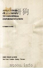 APPLICATIONS OF STATISTICS TO INDUSTRIAL EXPERIMENTATION   1976  PDF电子版封面  0471194697   