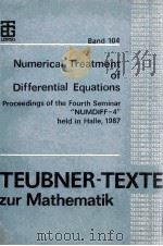 TEUBNER-TEXTE ZUR MATHEMATIK BAND 104（1987 PDF版）