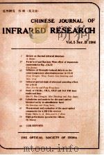 CHINESE JOURNAL OF INFRARED RESEARCH VOL.5 SER. B 1986（1986 PDF版）