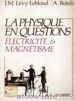 LAPHYSIQUE EN QUESTIONS   1983  PDF电子版封面  2711741885   