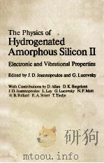 THE PHYSICS OF HYDROGENATED AMORPHOUS SILICON III   1984  PDF电子版封面  3540128077   