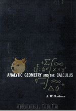 Analytic Geometry and The Calculus   1963  PDF电子版封面     