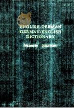 English-German German-English Dictionary Volume I English-German（1963 PDF版）