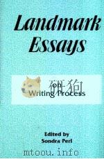 Landmark Essays on Writing Process   1994  PDF电子版封面  1880393131   