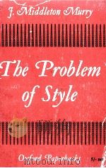 THE PROBLEM OF STYLE（1961 PDF版）