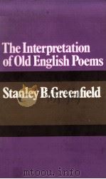 The Interpretation of Old English Poems（1972 PDF版）