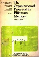 The Organizaton of Prose and its Effects on Memory（1975 PDF版）