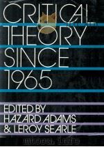 CRITICAL THEORY SINCE 1965（1985 PDF版）