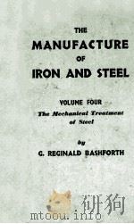 THE MANUFCTURE OF IRON AND STEEL VOLUME FOUR（1962 PDF版）