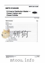 D-CINEMA DISTRIBUTION MASTER-CLOSED CAPTION AND CLOSED SUBTITLE（ PDF版）