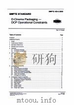 D-CINEMA PACKAGING-DCP OPERATIONAL CONSTRAINTS     PDF电子版封面     