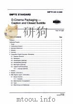 D-CINEMA PACKAGING-CAPTION AND CLOSED SUBTITLE（ PDF版）