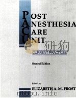 POST ANESTHESIA CARE UNIT   1990  PDF电子版封面     