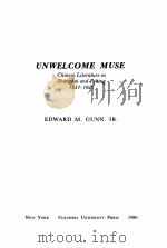 UNWELCOME MUSE Chinese Literature in Shanghai and Peking 1937-1945（1980 PDF版）