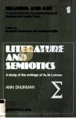 LITERATURE AND SEMIOTICS A study of the writings of Yu.M.Lotman（1977 PDF版）