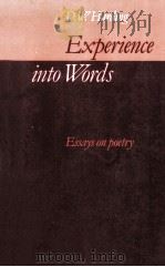 EXPERIENCE INTO WORDS   1963  PDF电子版封面    D.W.Harding 