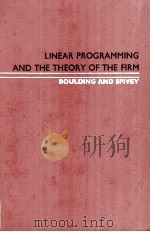 Linear Programming And The Theory of The Firm   1960  PDF电子版封面     