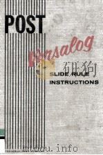Versalog Slide Rule Instruction Manual   1963  PDF电子版封面     