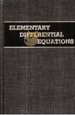 Elementary Differential Equations   1961  PDF电子版封面     