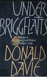 UNDER BRIGGFALTTS A History of Poetry in Great Britain 1960-1988   1989  PDF电子版封面  0226137562   