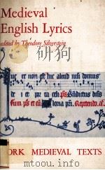 Medieval English Lyrics   1971  PDF电子版封面  0713155604   