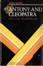 William Shakespeare ANTONY AND CLEOPATRA   1980  PDF电子版封面  0582781167   