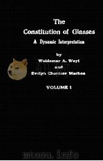 THE CONSTITUTION OF GLASSES A DYNAMIC INTERPRETATION VOLUME 1   1962  PDF电子版封面     