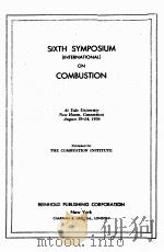 SIXTH SYMPOSIUM ON COMBUSTION（1956 PDF版）