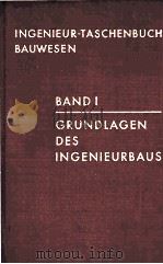 INGENIEUR-TASCHENBUCH BAUWESEN   1963  PDF电子版封面     