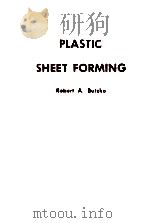PLASTIC SHEET FORMING   1958  PDF电子版封面     