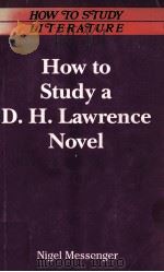 HOW TO STUDY A D.H.LAWRENCE NOVEL（1989 PDF版）