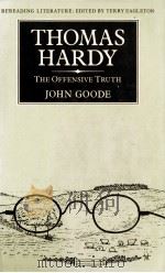 Thomas Hardy The Offensive Truth   1988  PDF电子版封面  0631139532   