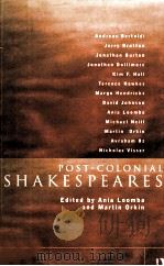 Post-Colonial Shakespeares（1998 PDF版）