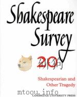 Shakespeare Survey AN ANNUAL SURVEY OF SHAKESPEARIAN STUDY and PRODUCTION 20 Shakespearian and Othe   1967  PDF电子版封面  0521523575   