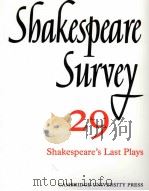 Shakespeare Survey AN ANNUAL SURVEY OF SHAKESPEARIAN STUDY and PRODUCTION 29 Shakespeare's Last（1976 PDF版）