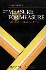 MEASURE FOR MEASURE WILLIAM SHAKESPEARE   1980  PDF电子版封面  0582781760   