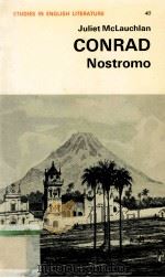 CONRAD Nostromo   1969  PDF电子版封面  0713154810   