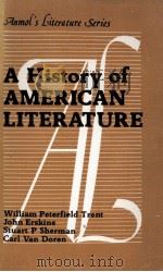 A HISTORY OF AMERICAN LITERATURE Vol.I   1990  PDF电子版封面  8170413885   