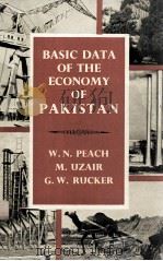 Basic Data Of The Econmy Of Pakistan   1959  PDF电子版封面     