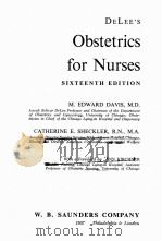Delee's Obstetrics for Nurses Sixteenth Edition（1957 PDF版）