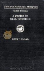 A Primer of Real Functions   1960  PDF电子版封面     
