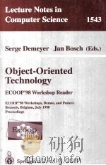 Lecture Notes in Computer Science Object-Oriented Technology（1998 PDF版）