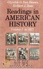 Readings in American History Volume I:To 1877   1963  PDF电子版封面     