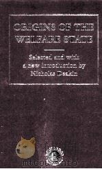 ORIGINS OF THE WELFARE STATE VOLUME Ⅰ（ PDF版）