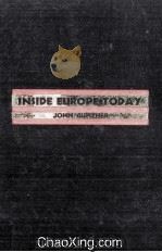 Inside Europe Today Revised Edition   1962  PDF电子版封面     