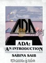 ADA:AN INTRODUCTION   1985  PDF电子版封面  0030594871   