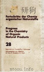 FORTSCHRITTE DER CHEMIE ORGANISCHER NATURSTOFFE  PROGRESS IN THE CHEMISTRY OF ORGANIC NATURAL PRODUC   1970  PDF电子版封面  3211809759;0387809759   