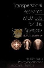 TRANSPERSONAL RESEARCH METHODS FOR THE SOCIAL SCIENCES（ PDF版）