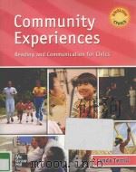 COMMUNITY EXPERIENCES READING AND COMMUNICATION FOR CIVECS     PDF电子版封面  9780072870756   